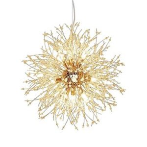 Modern firework gold chandelier